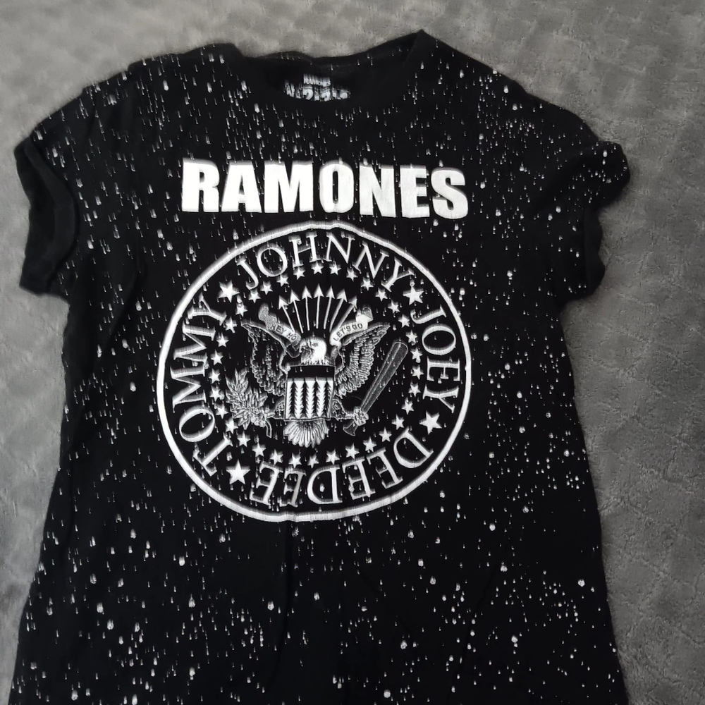 Ramones Black Graphic Women's T-Shirt